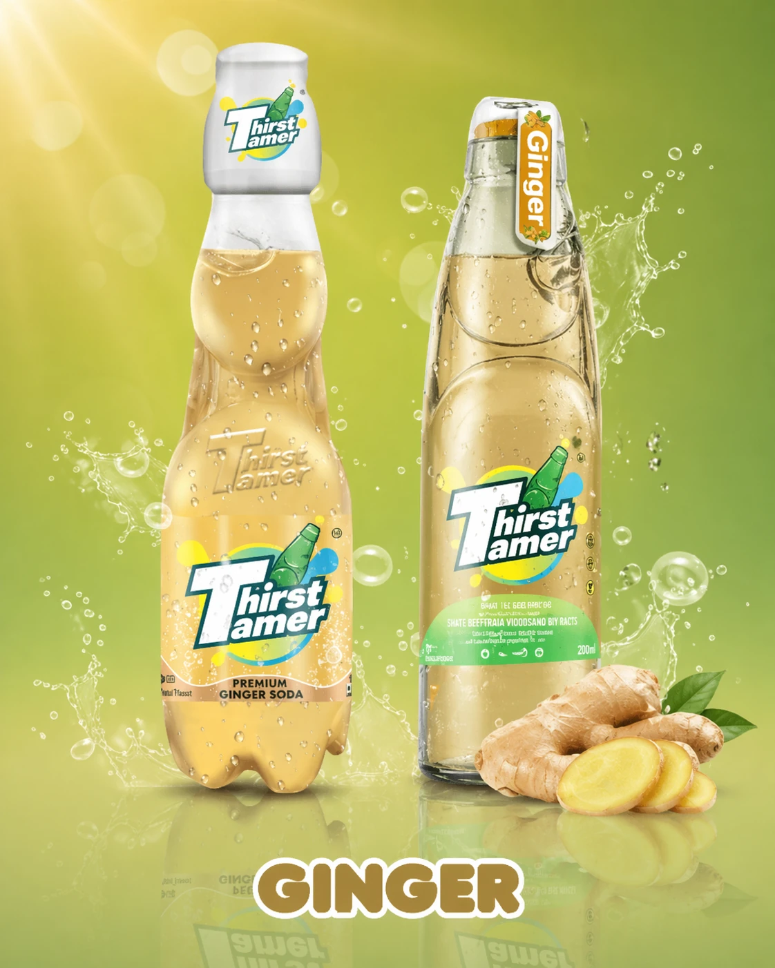 Thirst Tamer Ginger product poster